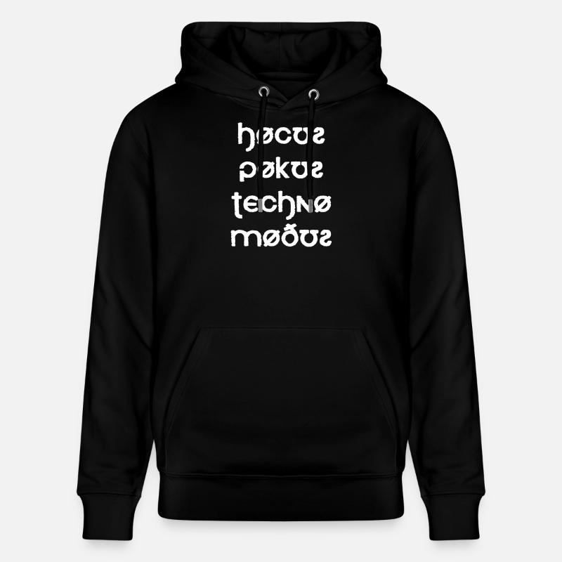 Hocus Pocus Techno Modus Font - Stanley/Stella Unisex Bio-Hoodie CRUISER  - Schwarz