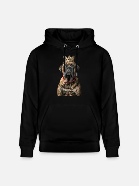 Dogue anglais - Sweat à capuche bio CRUISER Stanley/Stella Unisexe - noir