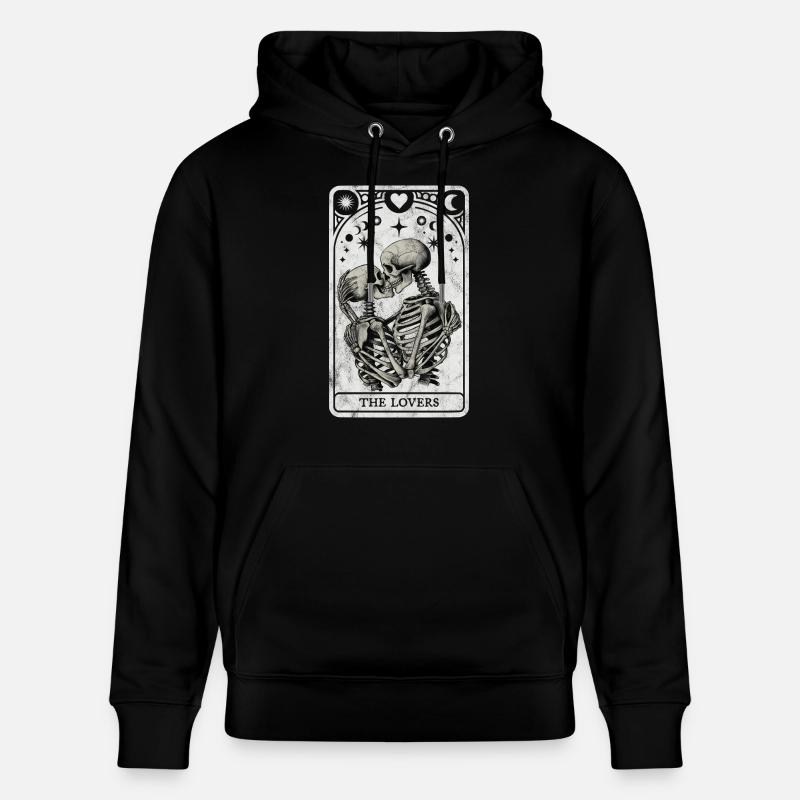 Le Tarot des Amoureux - Sweat à capuche bio CRUISER Stanley/Stella Unisexe - noir