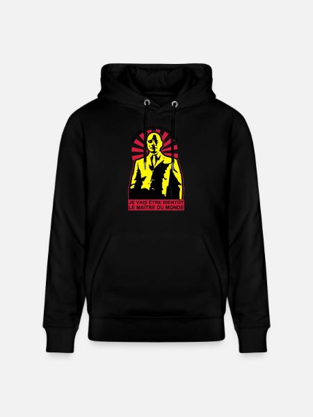 le maitre du monde - Sweat à capuche bio CRUISER Stanley/Stella Unisexe - noir
