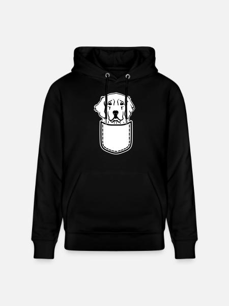 Golden Retriever - Stanley/Stella Unisex Bio-Hoodie CRUISER - Schwarz