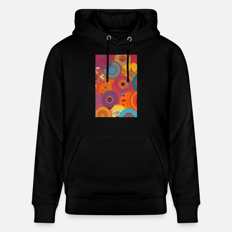 Modèle rétro - Sweat à capuche bio CRUISER Stanley/Stella Unisexe - noir