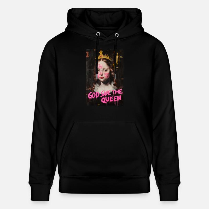 God Save the Queen - Sweat à capuche bio CRUISER Stanley/Stella Unisexe - noir