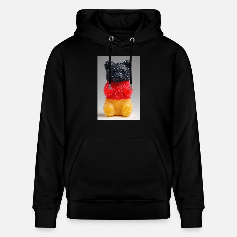 Drapeau allemand Gummy Bear - Sweat à capuche bio CRUISER Stanley/Stella Unisexe - noir