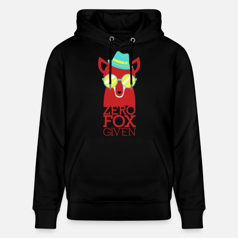 Renard cool - Sweat à capuche bio CRUISER Stanley/Stella Unisexe - noir