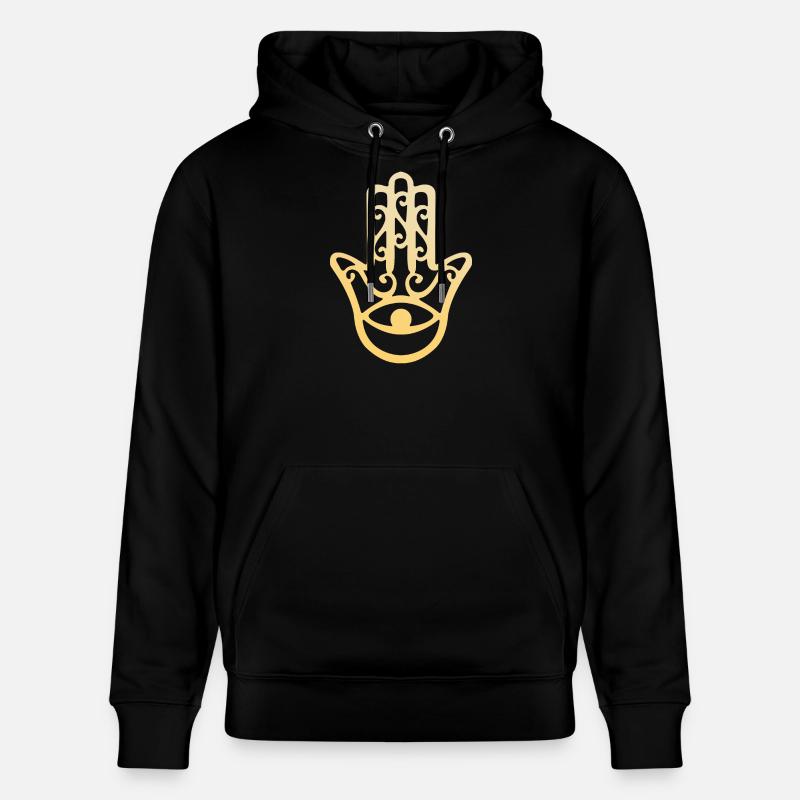 Main de fatma - Sweat à capuche bio CRUISER Stanley/Stella Unisexe - noir