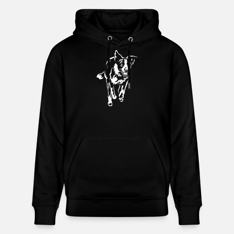 Border Collie « Black Edition » - Sweat à capuche bio CRUISER Stanley/Stella Unisexe - noir