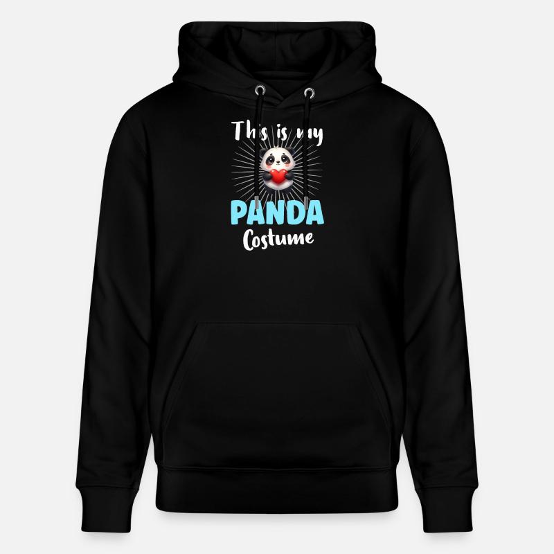 Panda Panda Ours - Sweat à capuche bio CRUISER Stanley/Stella Unisexe - noir