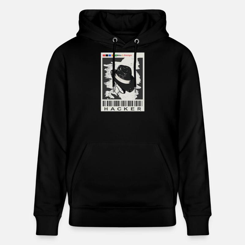 Hacker recherché - Sweat à capuche bio CRUISER Stanley/Stella Unisexe - noir