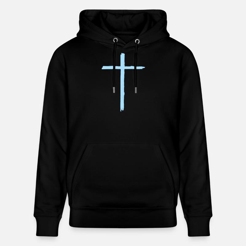 Jésus-Christ Croix du christianisme - Sweat à capuche bio CRUISER Stanley/Stella Unisexe - noir
