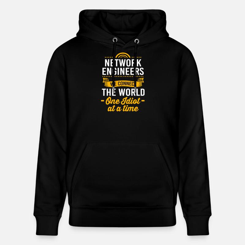 Netzwerk Ingenieur Programmierer Informatiker - Stanley/Stella Unisex Bio-Hoodie CRUISER - Schwarz