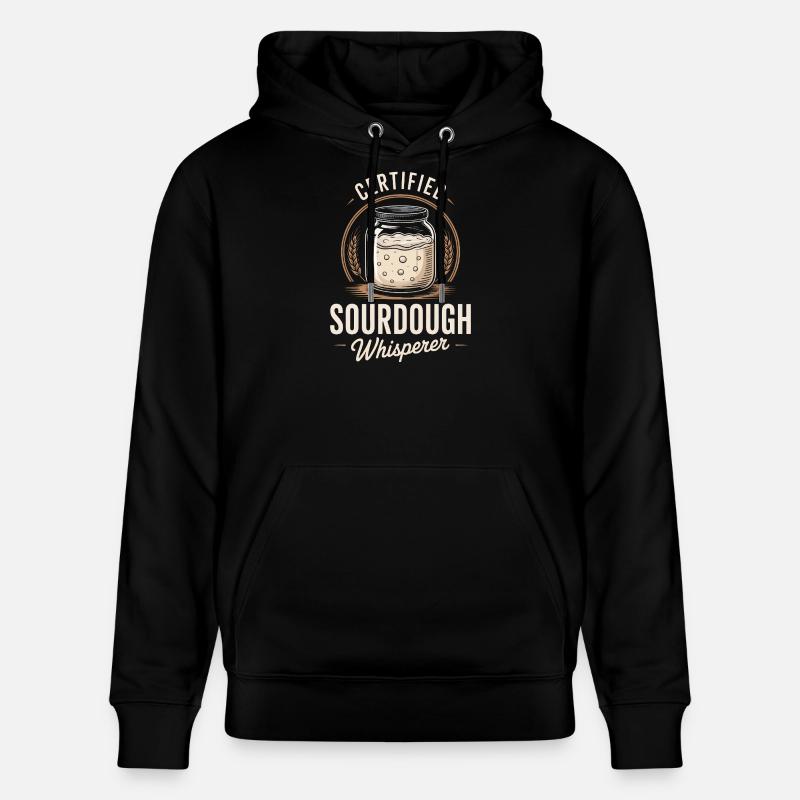 Chuchoteur certifié de levain - Sweat à capuche bio CRUISER Stanley/Stella Unisexe - noir