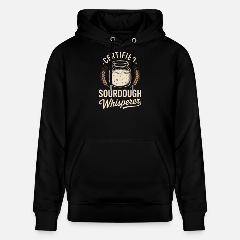 Chuchoteur certifié de levain - Sweat à capuche bio CRUISER Stanley/Stella Unisexe - noir