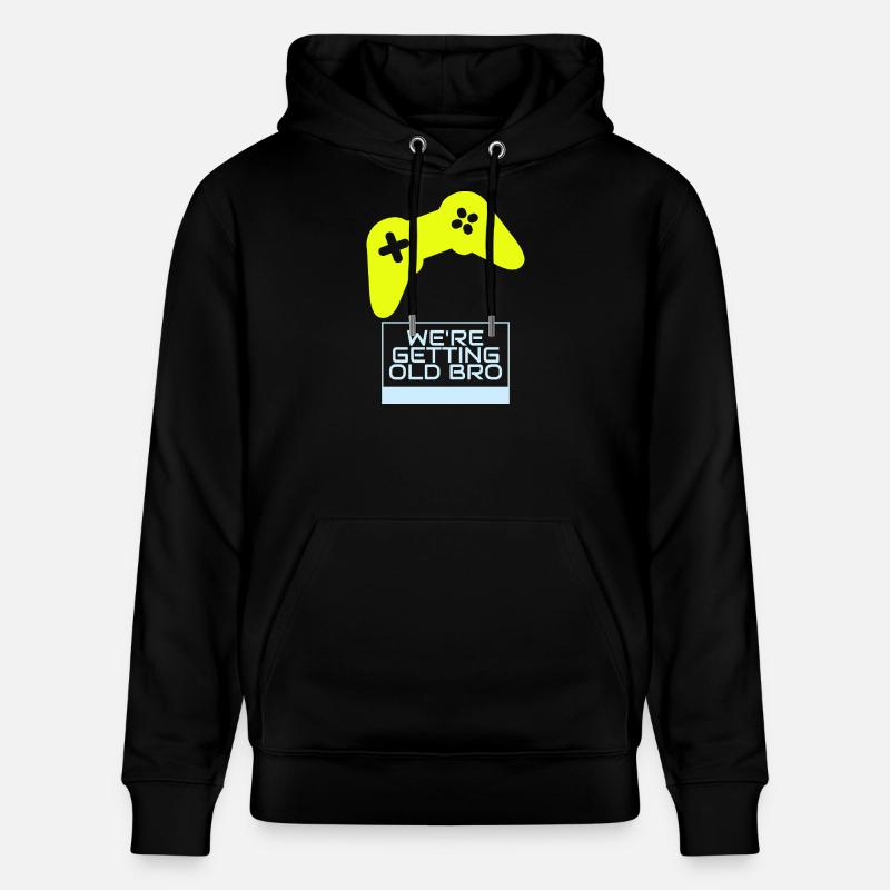Gamer Nostalgie: On Vieillit - Sweat à capuche bio CRUISER Stanley/Stella Unisexe - noir