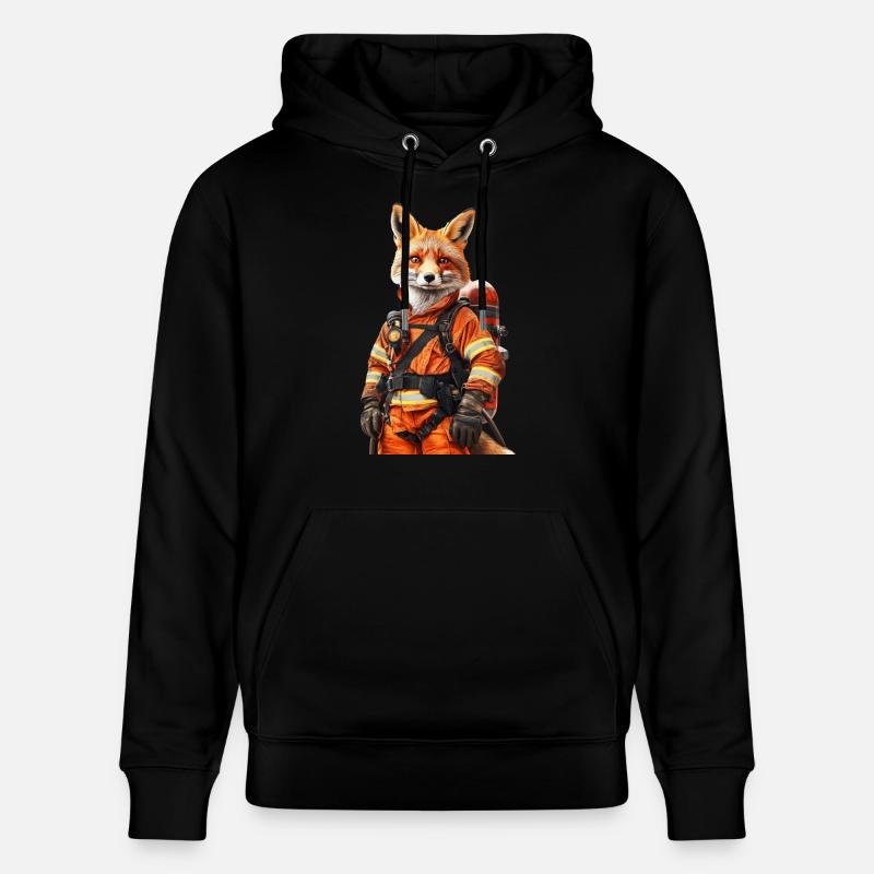 Fuchs - Stanley/Stella Unisex Bio-Hoodie CRUISER  - Schwarz