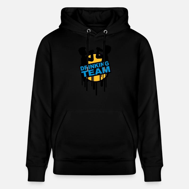 drinking_team_graffiti_stamp - Sweat à capuche bio CRUISER Stanley/Stella Unisexe - noir