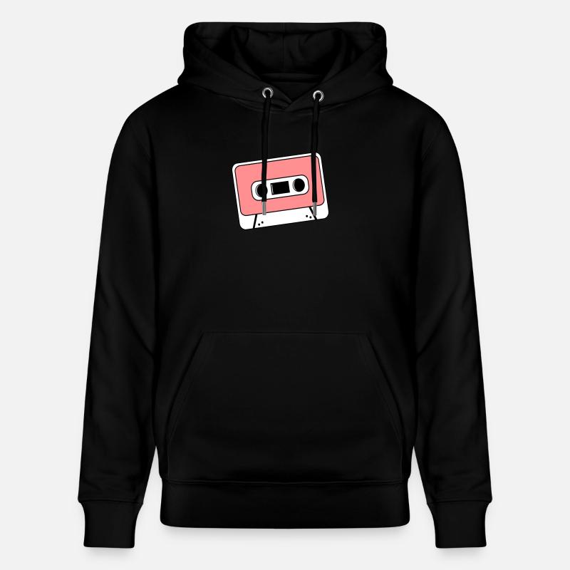 Kassette - Stanley/Stella Unisex Bio-Hoodie CRUISER - Schwarz