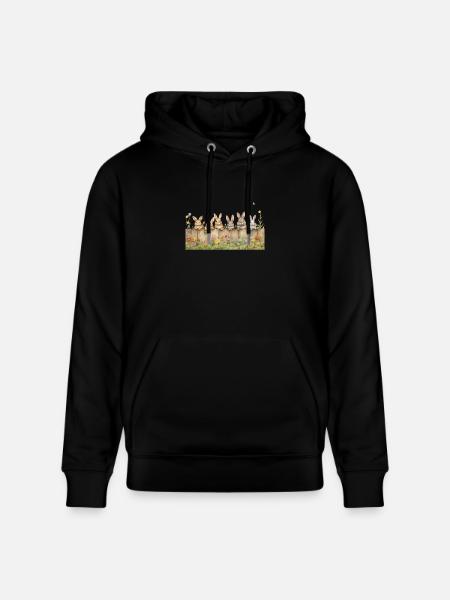 Bunny - Stanley/Stella CRUISER Unisex Organic Hoodie - black