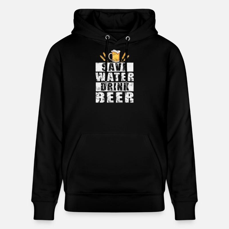 Bier - Stanley/Stella Unisex Bio-Hoodie CRUISER - Schwarz