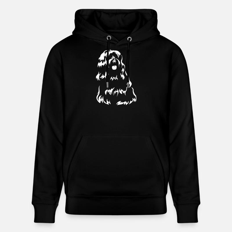 Terrier tibétain « Black Edition » - Sweat à capuche bio CRUISER Stanley/Stella Unisexe - noir