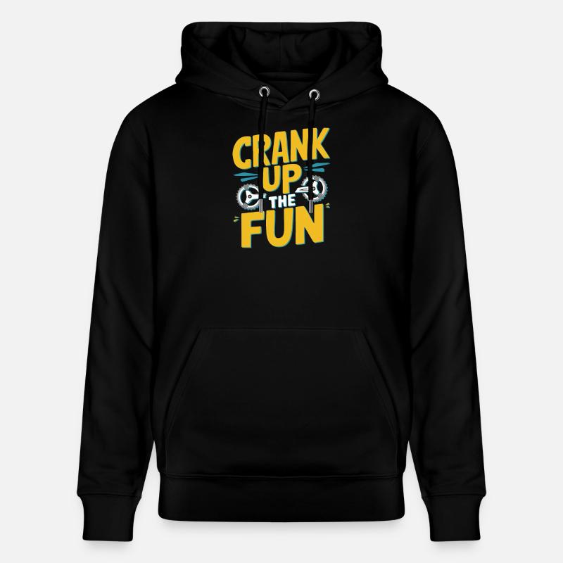 Drehen Sie den Spaß auf - Stanley/Stella Unisex Bio-Hoodie CRUISER  - Schwarz
