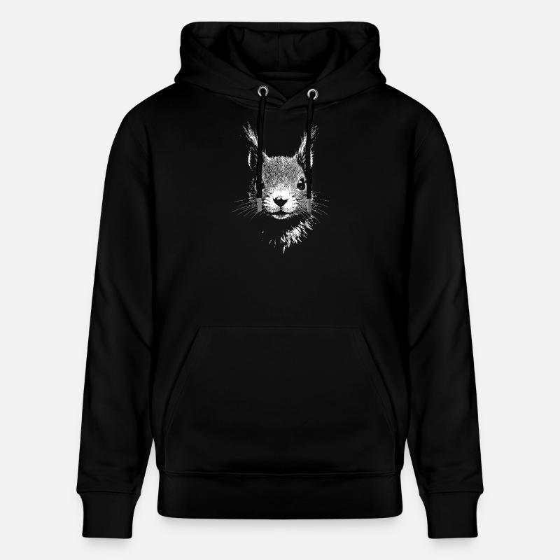 Eichhörnchen - Stanley/Stella Unisex Bio-Hoodie CRUISER  - Schwarz