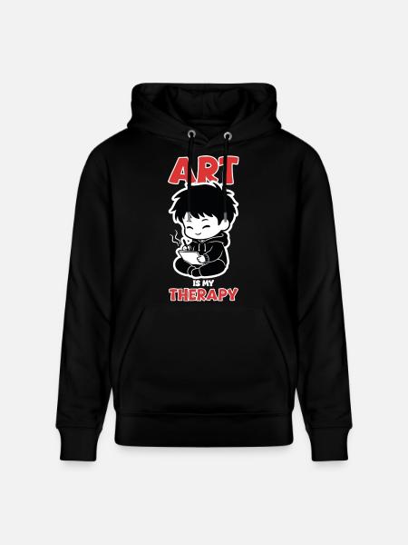 Professional Cloud Tester Manga Zen - Stanley/Stella CRUISER Unisex Organic Hoodie - black