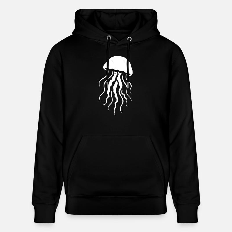 Méduse - Sweat à capuche bio CRUISER Stanley/Stella Unisexe - noir