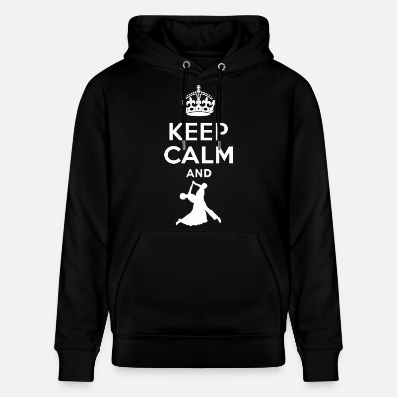 Keep Calm - Walzer tanzen - Stanley/Stella Unisex Bio-Hoodie CRUISER  - Schwarz