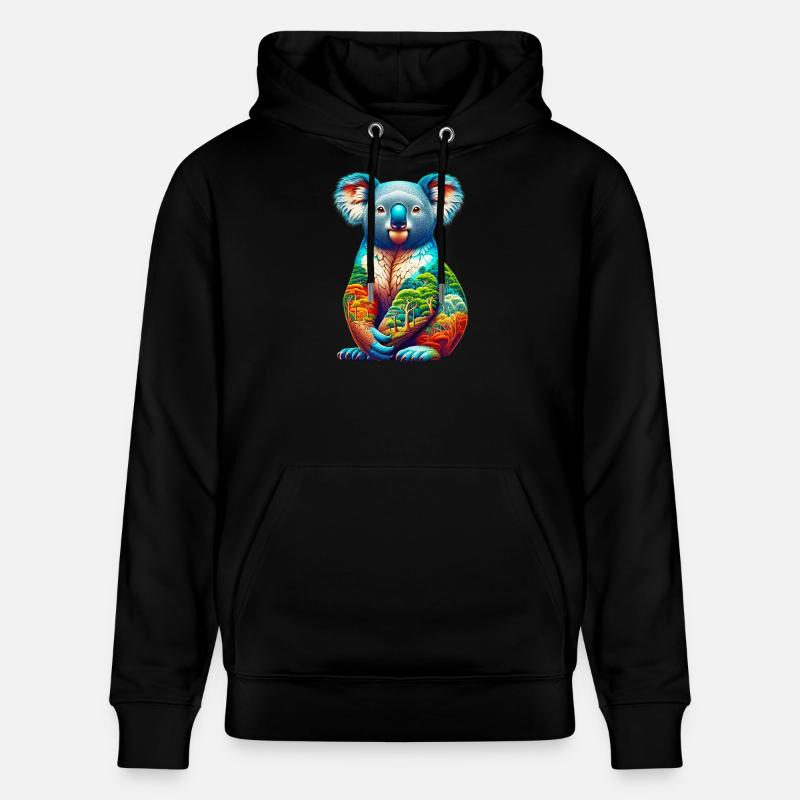 Koala - Sweat à capuche bio CRUISER Stanley/Stella Unisexe - noir