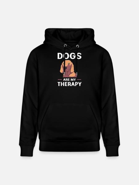 Dog Trainer Therapist Therapy Dog Therapy Dog - Stanley/Stella CRUISER Unisex Organic Hoodie - black