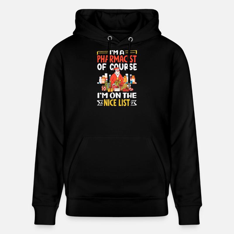 Pharmacien Technicien Pharmaceutique - Sweat à capuche bio CRUISER Stanley/Stella Unisexe - noir