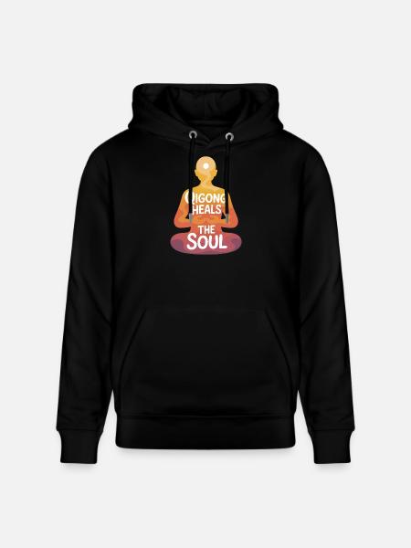 Qigong Tai Chi - Stanley/Stella Unisex Bio-Hoodie CRUISER  - Schwarz