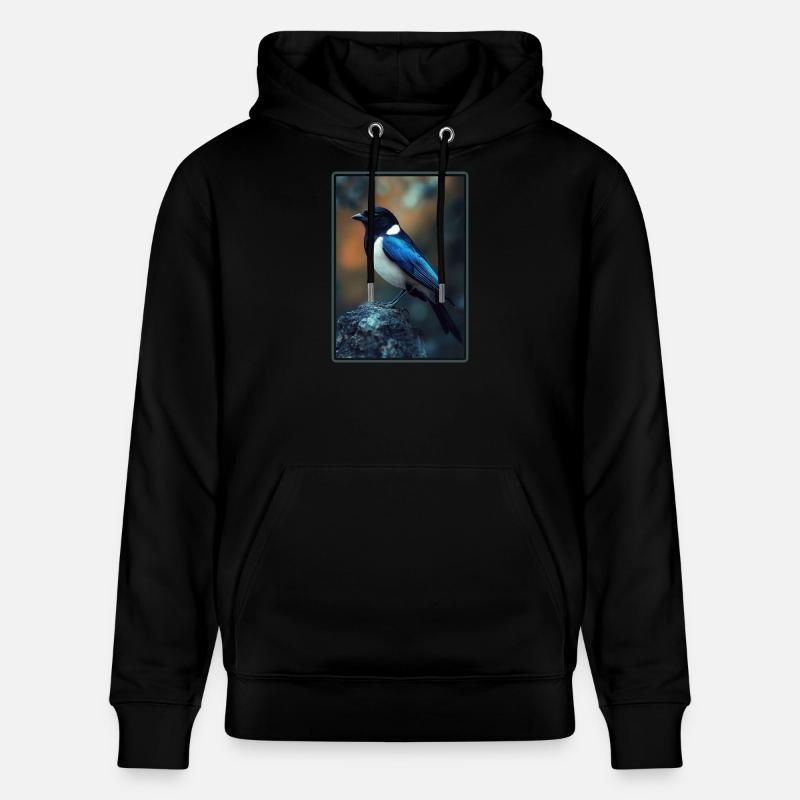 Elstern Elster - Stanley/Stella Unisex Bio-Hoodie CRUISER  - Schwarz