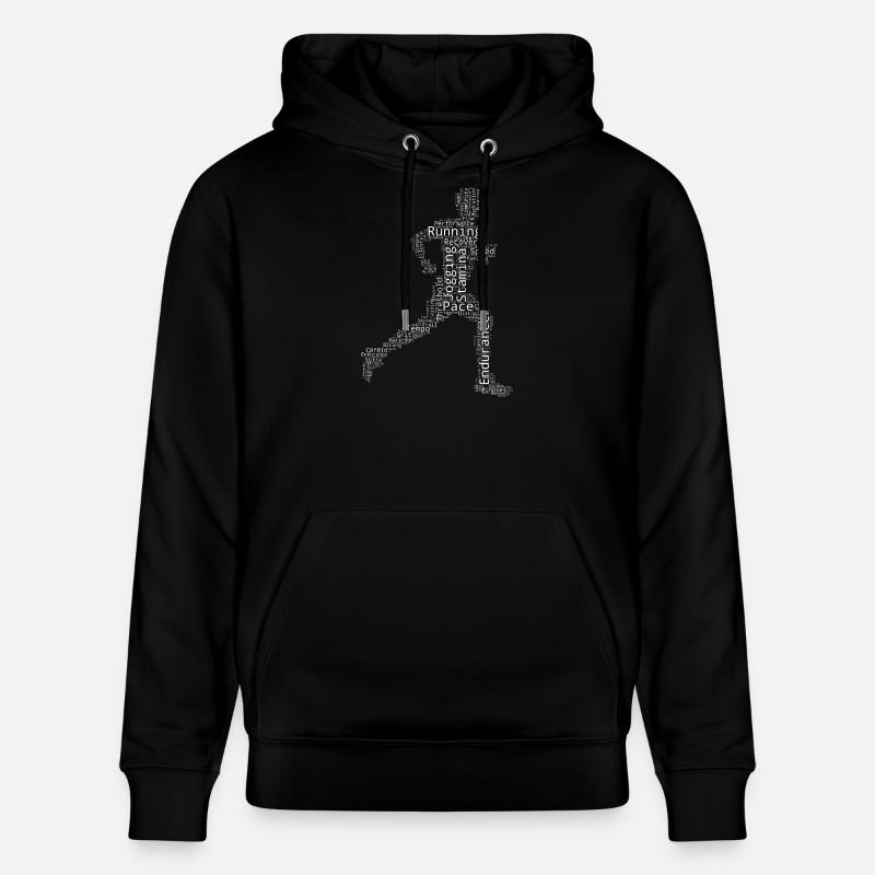 Geschenkidee für einen Running mit Running - Stanley/Stella Unisex Bio-Hoodie CRUISER  - Schwarz