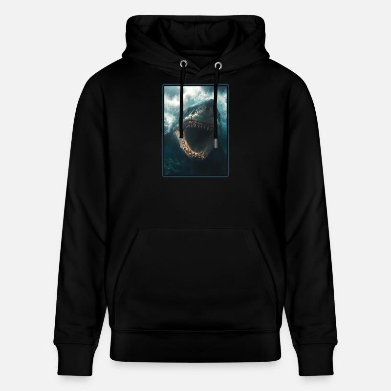 Requins Requin - Sweat à capuche bio CRUISER Stanley/Stella Unisexe - noir