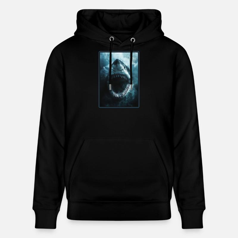 Requins Requin - Sweat à capuche bio CRUISER Stanley/Stella Unisexe - noir