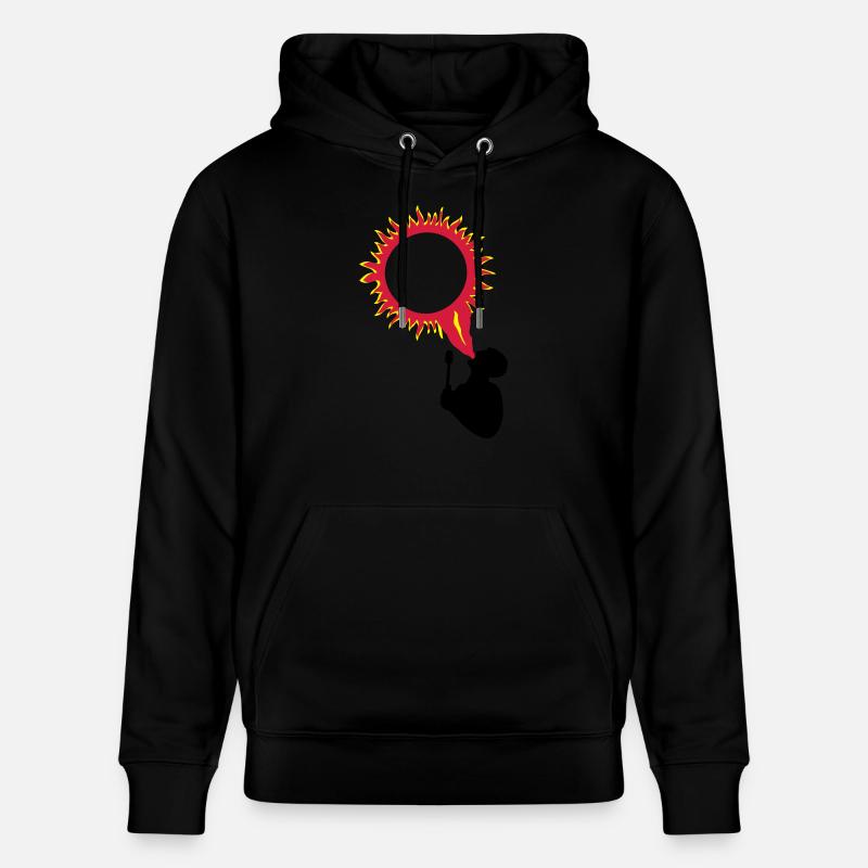 cracheur de feu - Sweat à capuche bio CRUISER Stanley/Stella Unisexe - noir