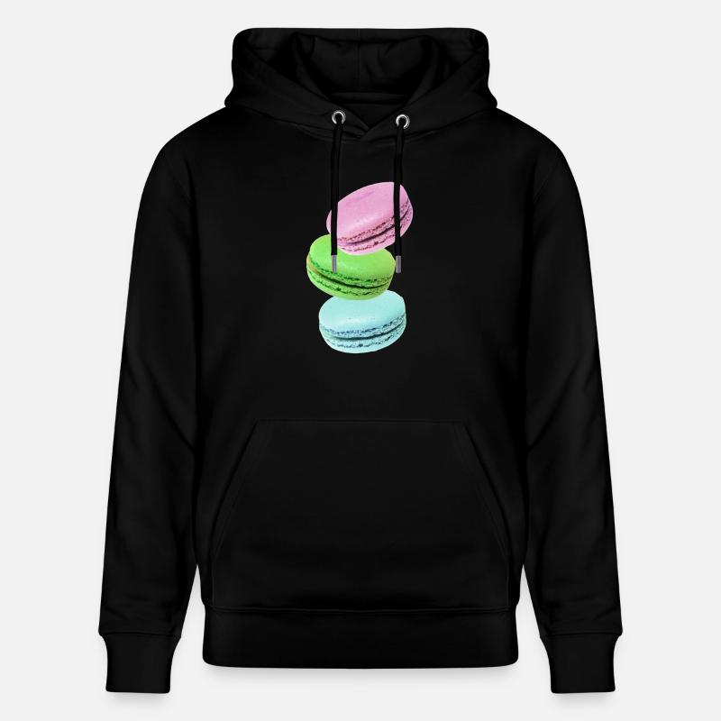 Macarons - Sweat à capuche bio CRUISER Stanley/Stella Unisexe - noir