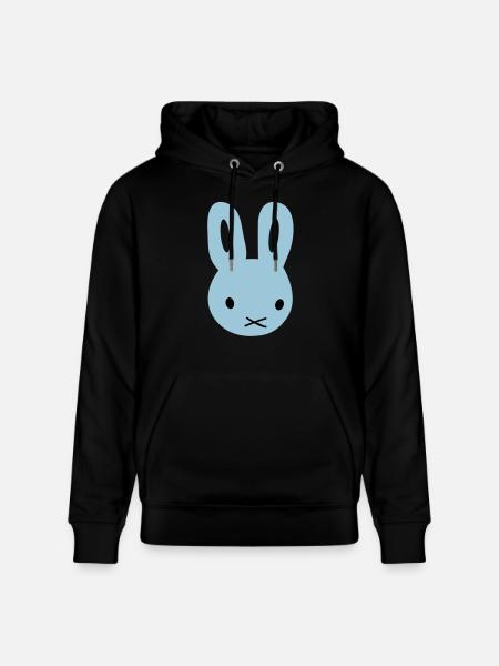 Lapin/lapin - Sweat à capuche bio CRUISER Stanley/Stella Unisexe - noir