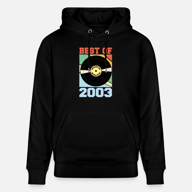 Le meilleur de 2002 - Sweat à capuche bio CRUISER Stanley/Stella Unisexe - noir