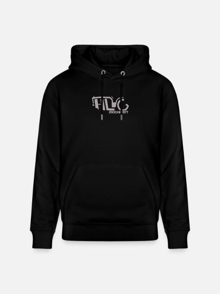 HLG machinery Gray - Stanley/Stella CRUISER Unisex Organic Hoodie - black