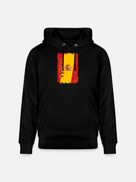Drapeau de l'Espagne - Sweat à capuche bio CRUISER Stanley/Stella Unisexe - noir