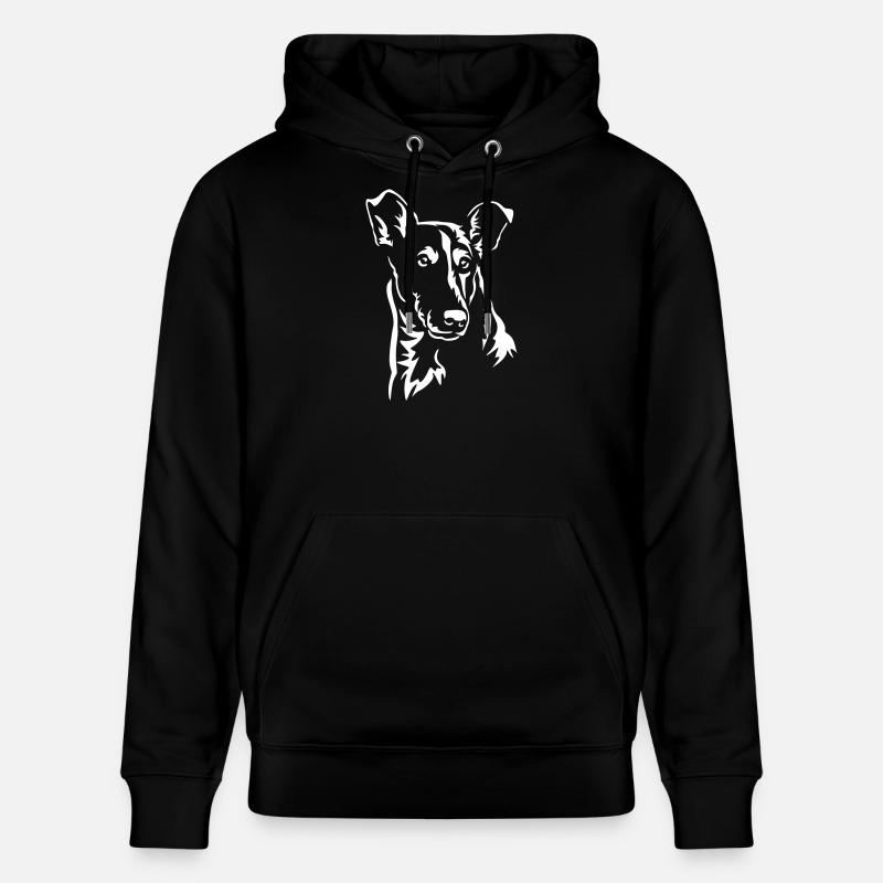 Collie Head « Black Edition » - Sweat à capuche bio CRUISER Stanley/Stella Unisexe - noir