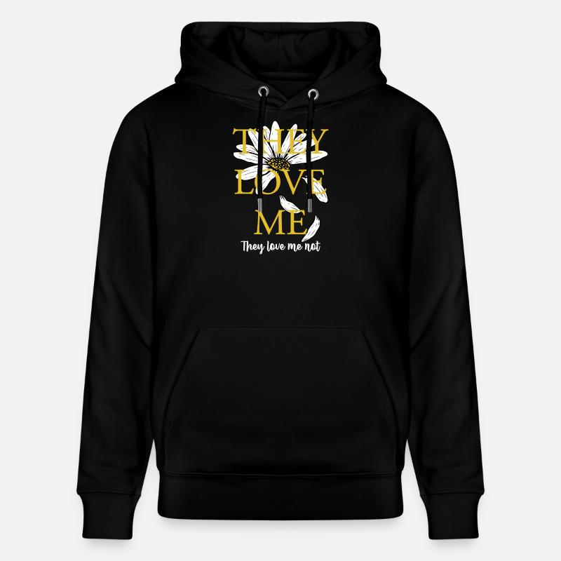 Ils m’aiment, pas Daisy - Sweat à capuche bio CRUISER Stanley/Stella Unisexe - noir