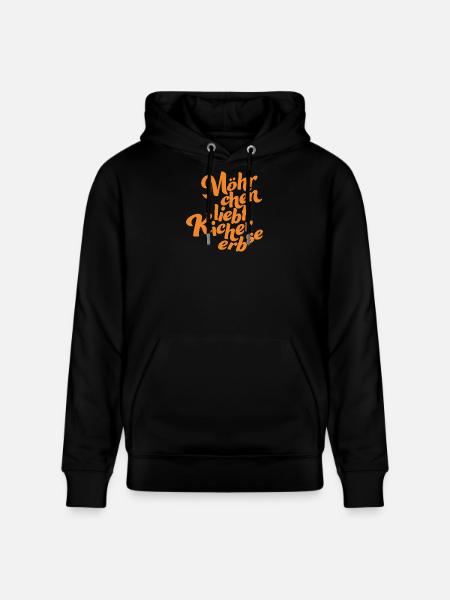 Logo without background orange - Stanley/Stella Unisex Bio-Hoodie CRUISER - Schwarz