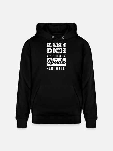 Handball Players Handball Handball Gifts - Stanley/Stella CRUISER Unisex Organic Hoodie - black