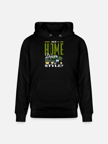 Garten- Und Pflanzenliebhaber Geschenke - Stanley/Stella Unisex Bio-Hoodie CRUISER  - Schwarz