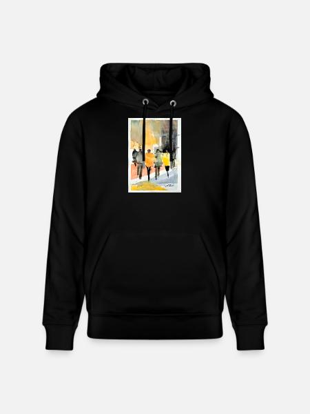 Mode populaire - Sweat à capuche bio CRUISER Stanley/Stella Unisexe - noir