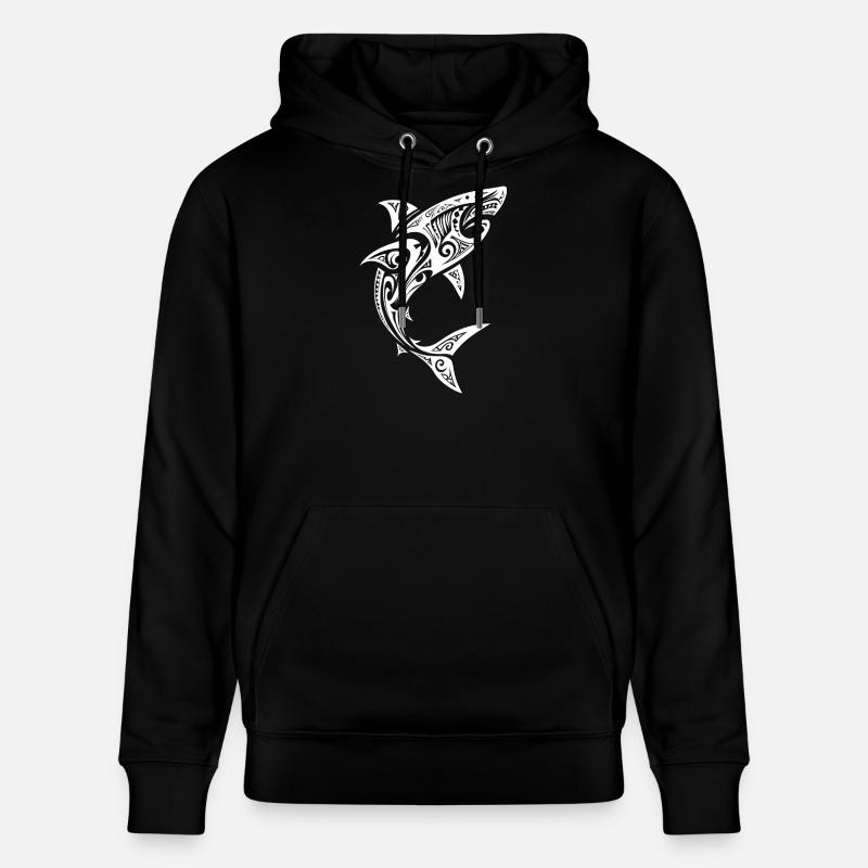 requin - Sweat à capuche bio CRUISER Stanley/Stella Unisexe - noir